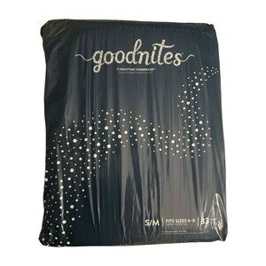 GoodNites Nighttime Underwear Pull Ups S/M Fits Sizes 6-8 33 Count Boys Girls